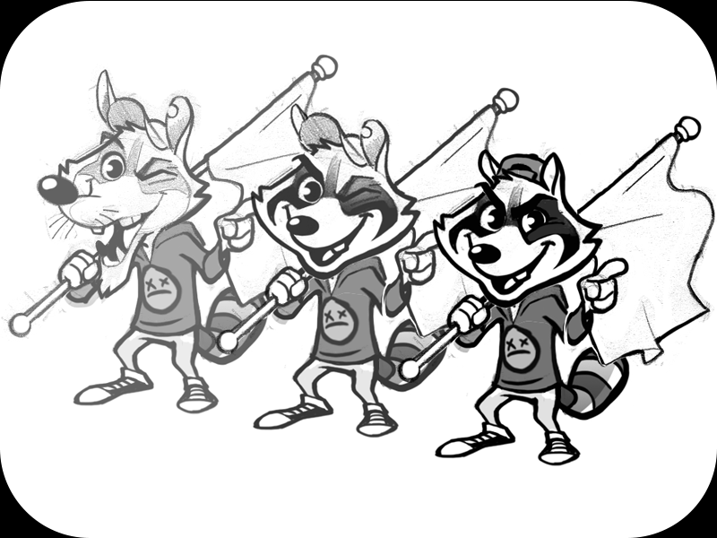 800x600 Simple Plan Sp Raccoon T Shirt Design On Behance