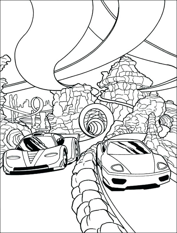 600x790 Simple Cars Coloring Pages Free Print Printable Race Car Large