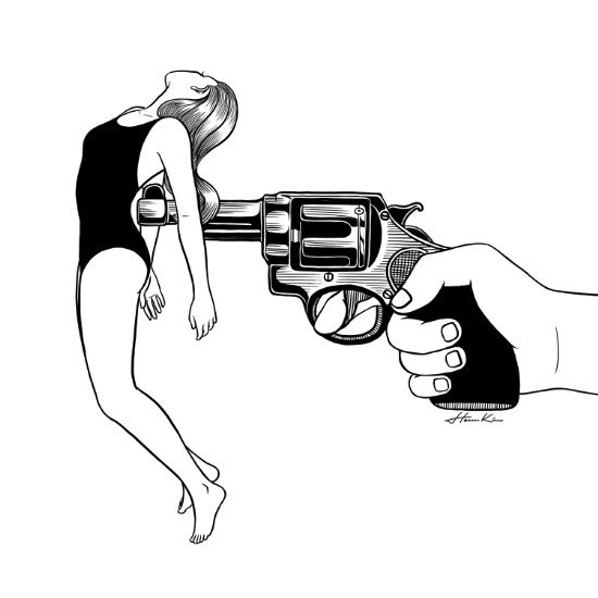 550x550 Bulletproof Art Print By Henn Kim T I M E Drawing
