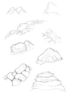235x333 How To Draw A River Step