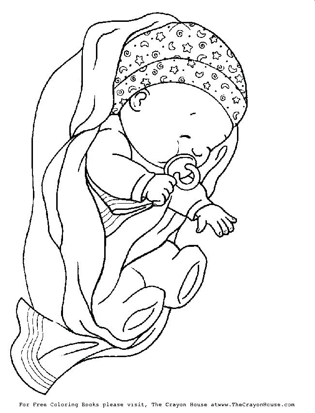 650x850 Simple Baby Moses Coloring Page Online Mother Putto A Basket