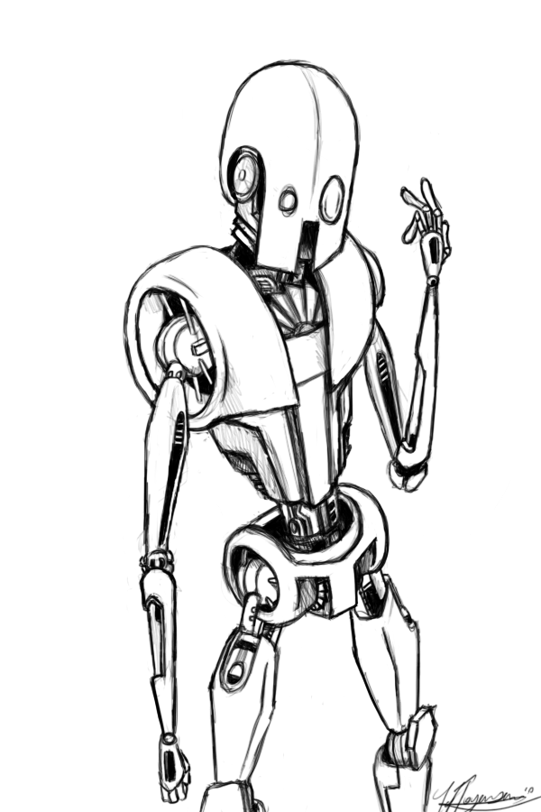 600x900 Simple Robot Rough By Fatbm