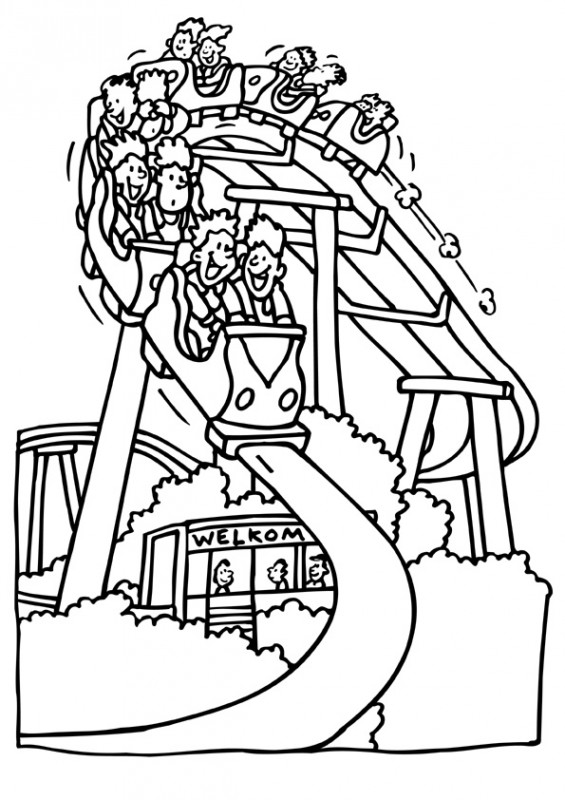 Simple Roller Coaster Drawing at GetDrawings | Free download
