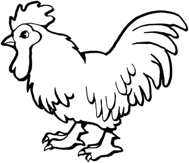 615x530 Simple Animal Coloring Pages Animal Coloring Pages Simple Farm