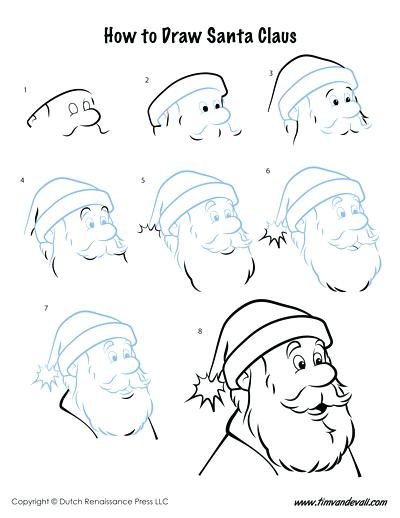 400x518 Santa Claus Drawing How To Draw An Anime Or A Drawing Illustration