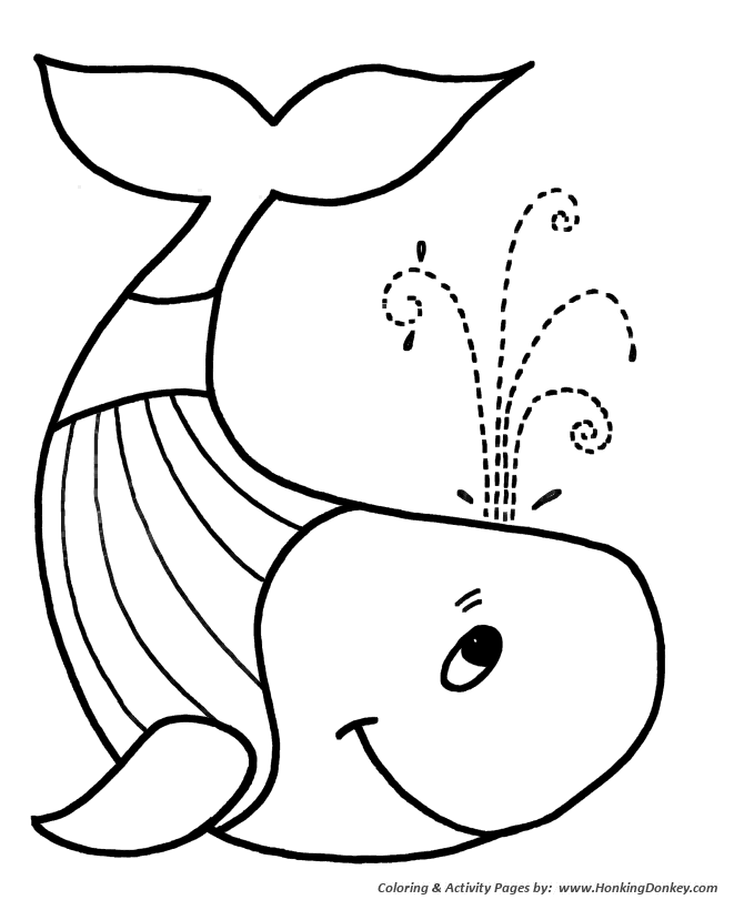 670x820 Simple Shapes Coloring Pages Free Printable Simple Shapes Whale