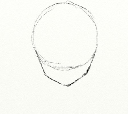 450x400 Basic Head Shape Anime Head Shapes, Draw And Anime