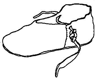 340x274 Simple Medieval Shoe. Style Found Through Out Europe,cluding