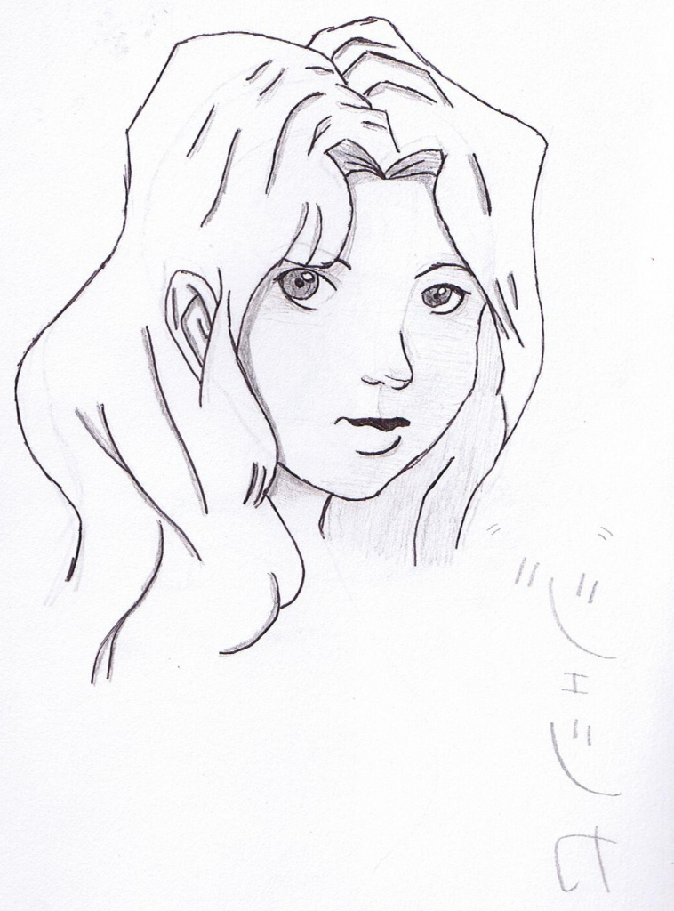 758x1024 Simple Drawings Of Faces Pencil Drawings Of Faces Pencil Sketch