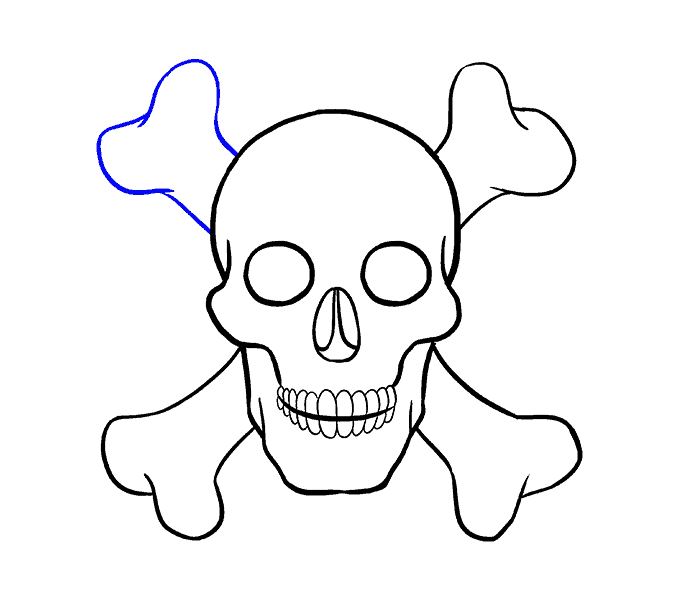 678x600 How To Draw A Skull Step By Step Tutorial Easy Drawing Guides