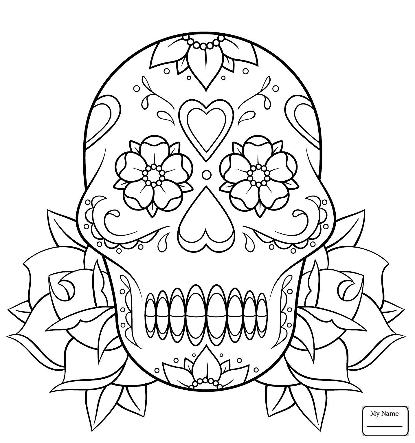 Simple Skull Side Drawing at GetDrawings | Free download