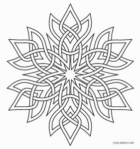 281x300 Printable Snowflake Coloring Pages For Kids Cool2bkids