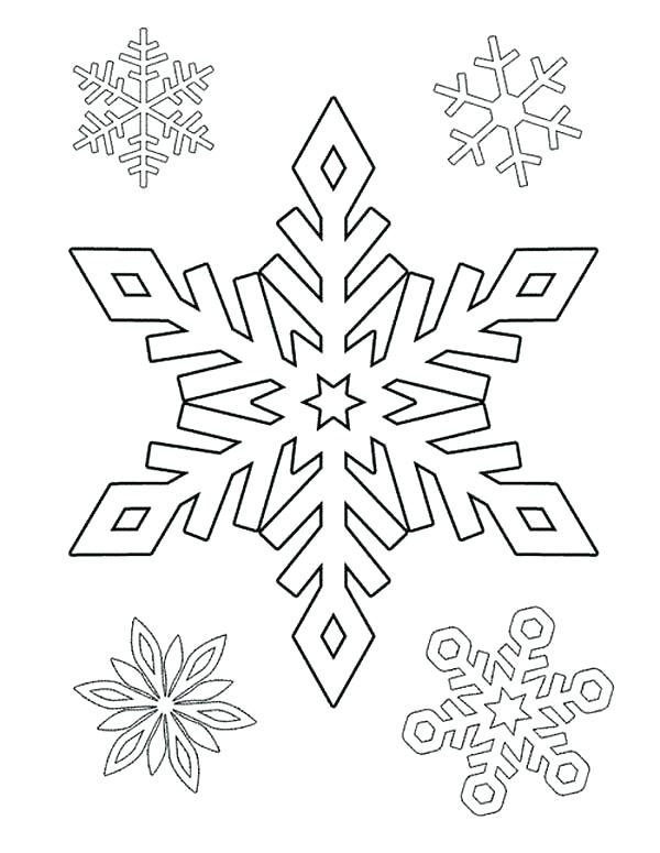 600x775 Snowflakes For Coloring Coloring Pages Of Snowflakes Drawing