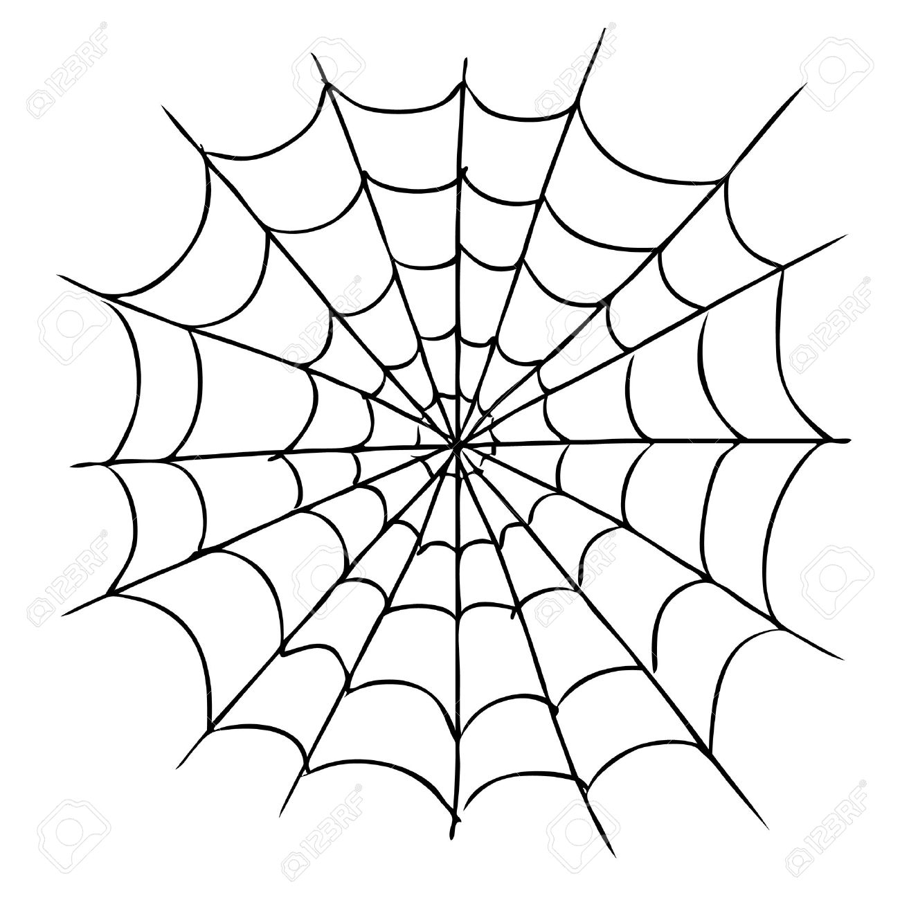 1300x1300 Drawing Of Spider Web How To Draw A Simple Spider Web