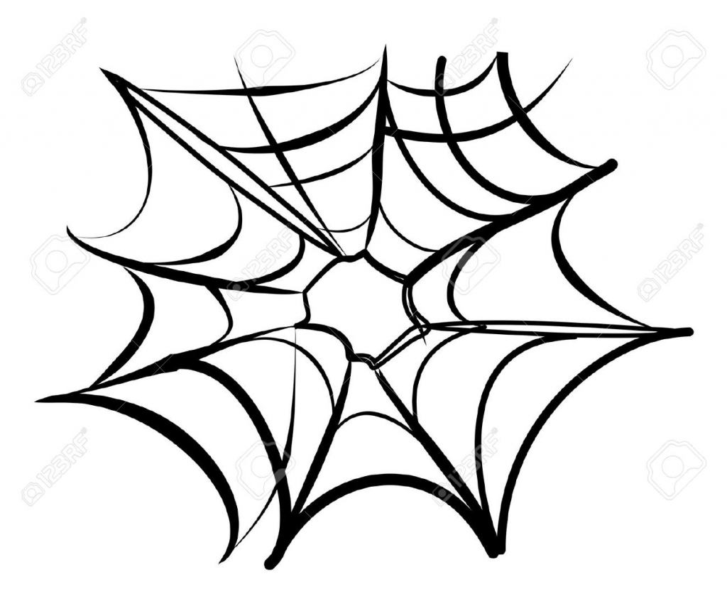 1024x864 Simple Spider Web Drawing Drawing Of A Spider Web
