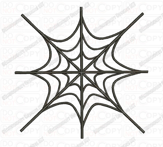570x513 Basic Spider Web Embroidery Design In 1x1 2x2 3x3 4x4 And 5x7