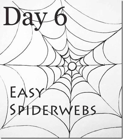 407x457 To Draw A Simple Spider Web