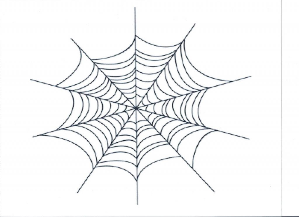 1024x744 Spider Web Drawing How To Draw A Simple Spider Web Youtube