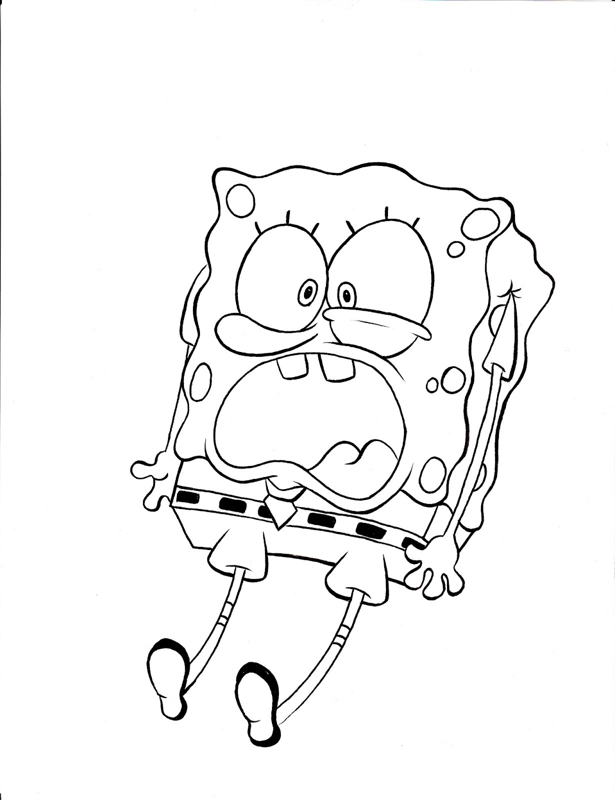 Simple Spongebob Drawing at GetDrawings | Free download