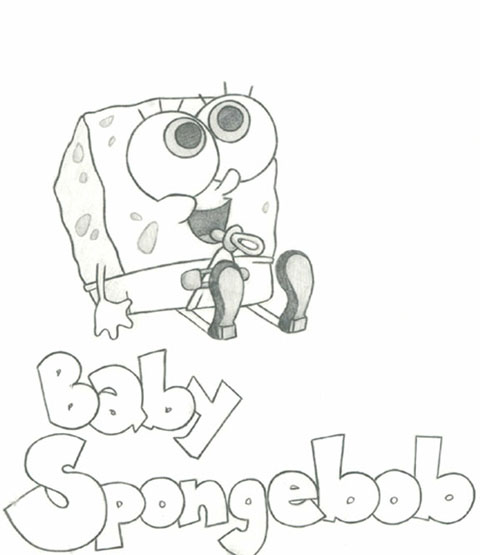 480x555 Baby Spongebob
