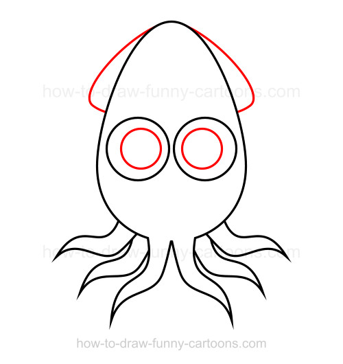 500x530 To Draw A Squid