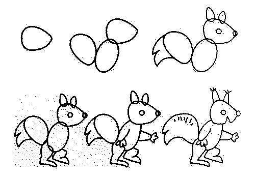 500x350 How To Draw Easy Animal Figures In Simple Steps