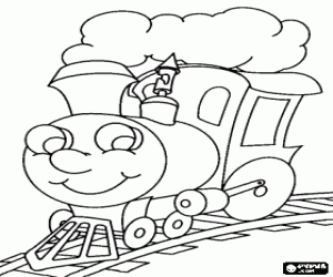 300x250 Trains Coloring Pages Printable Games