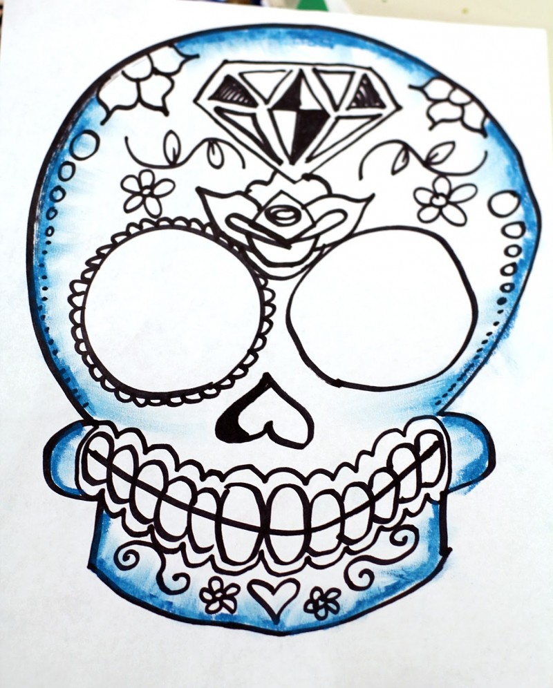 800x996 Smart Class Super Simple Step By Step Sugar Skulls Drawing That