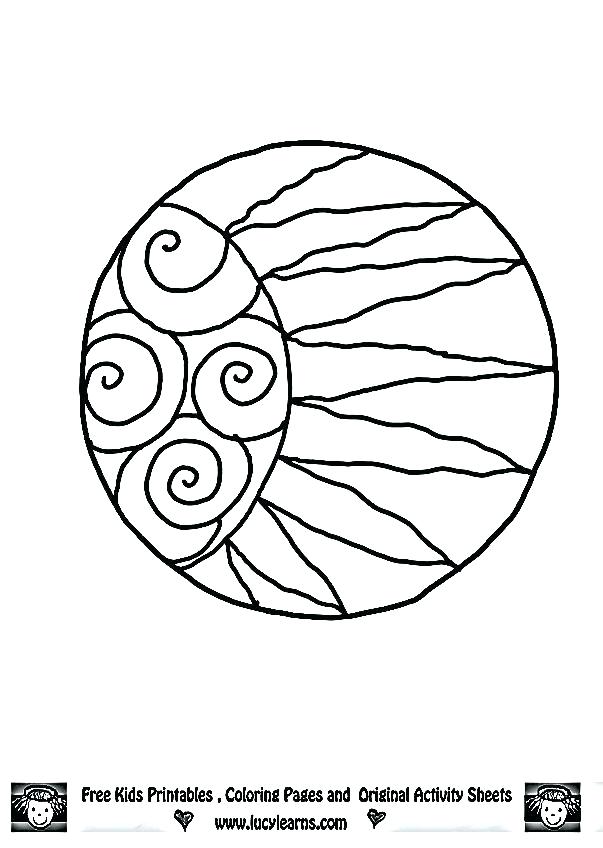 603x848 Simple Mandala Coloring Pages Simple Coloring Pages For Kids