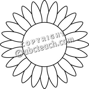 300x300 Sunflower Clipart Simple