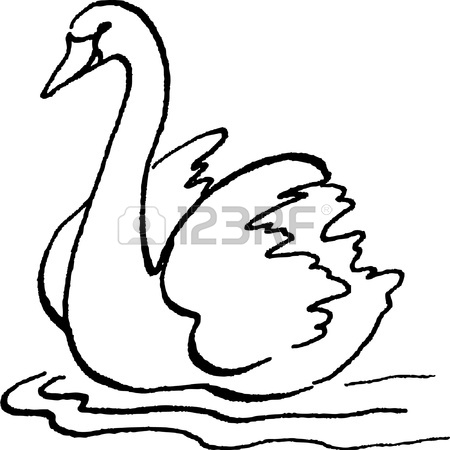 450x450 A Simple Drawing Of A Tree In A Japanese Style Royalty Free