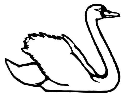 480x397 Trumpeter Swan Coloring Page Free Printable Coloring Pages