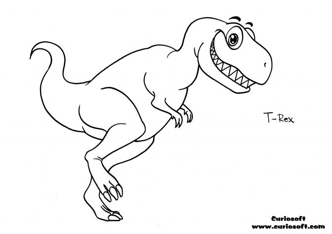 671x474 T Rex Coloring Sheet For Kids Tags T Rex Coloring Sheets Easy