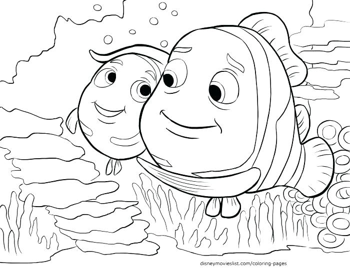 700x541 Simple Finding Nemo Coloring Pages Image Sea Horse In Tank