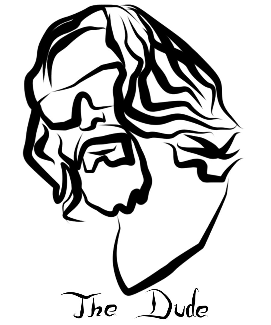 900x1078 The Dude Simple Tattoo By Snakkar