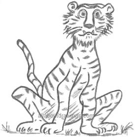 275x280 Funny Drawings Of Cartoon Tigers