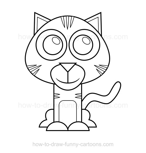 500x522 How To Draw A Tiger