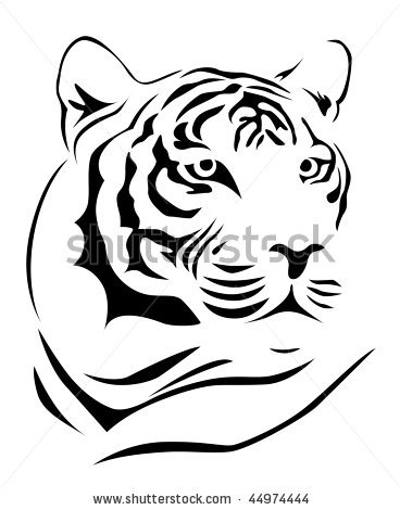 368x470 Simple Tiger