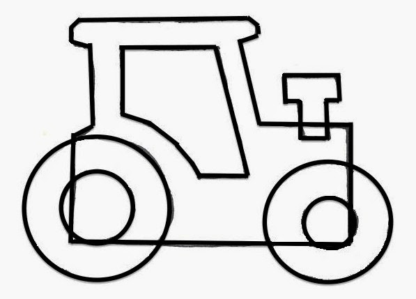 597x429 Sailboats And Circle Skirts Felt Tractor Ornament