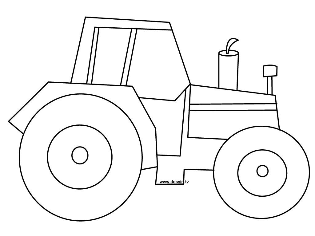 1024x768 Simple Tractor Coloring Pages Best Of Simple Tractor Coloring