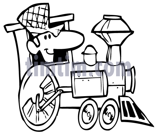 532x455 Free Drawing Of Locomotive Train Bw From The Category Trains