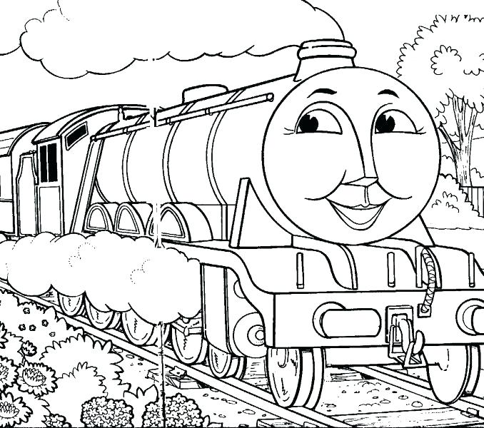 678x600 Train Engine Coloring Page Little Engine That Could Coloring Pages