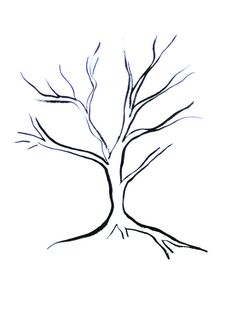 236x313 Printable Tree Without Leaves Coloring Page Trees