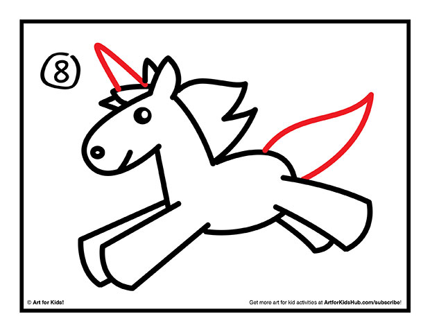 620x479 How To Draw A Unicorn For Kids Unicorns