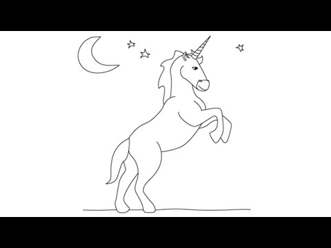 480x360 How To Draw A Unicorn