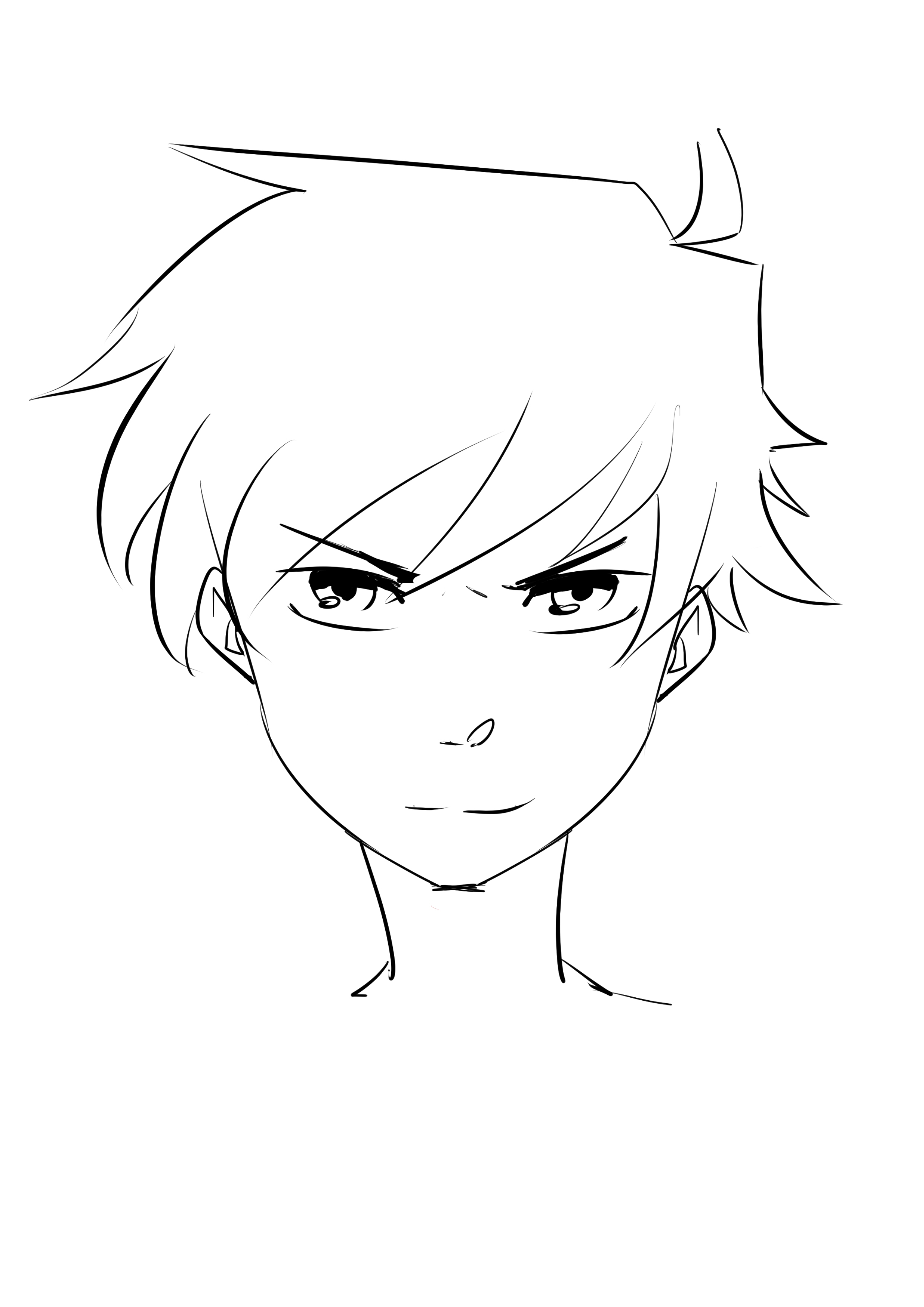 2480x3507 How To Draw The Head For Newbies Steemit