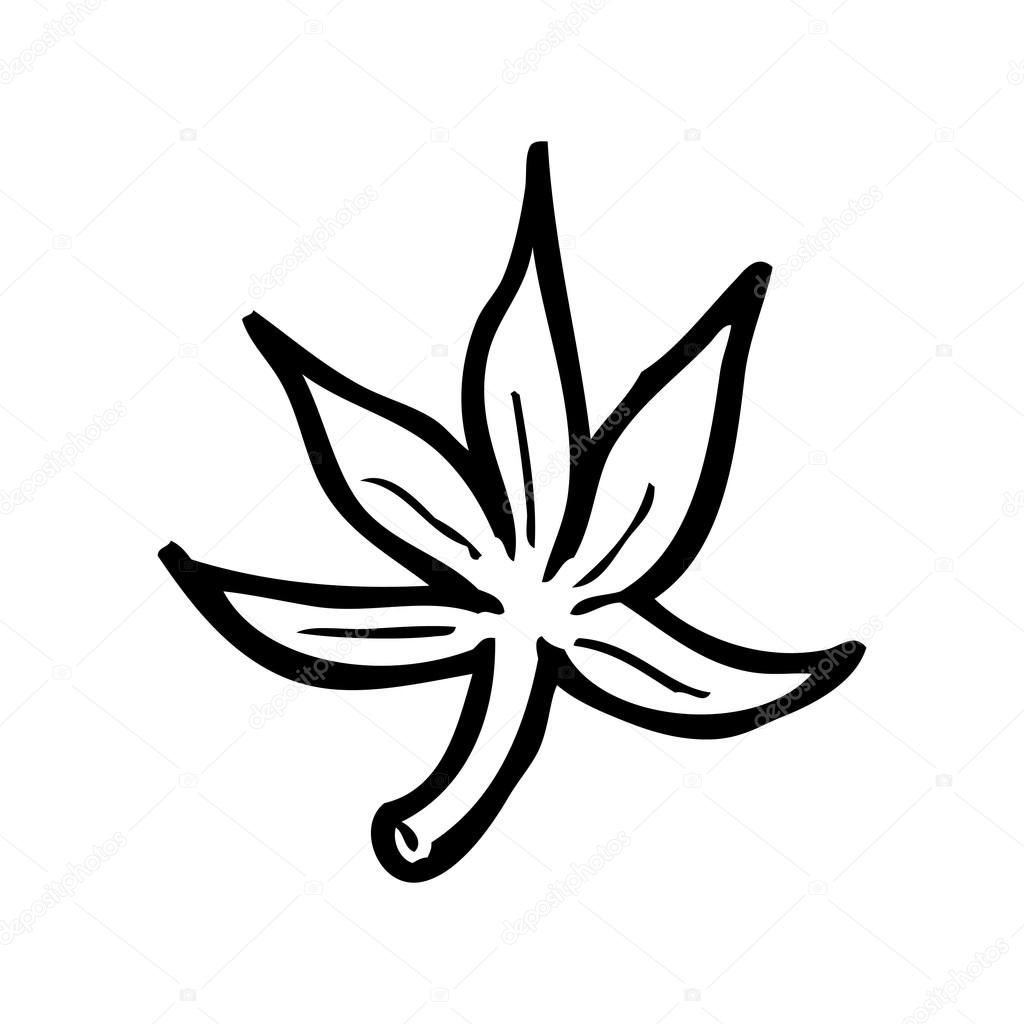 1024x1024 Marijuana Leaf Cartoon Stock Vector Lineartestpilot