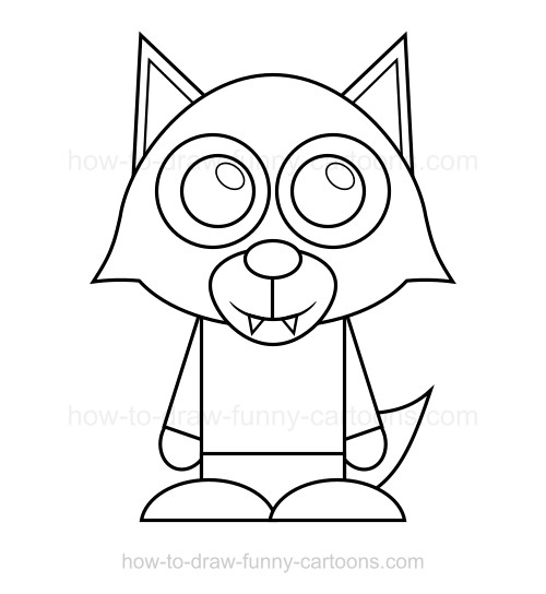 500x544 How To Draw A Werewolf