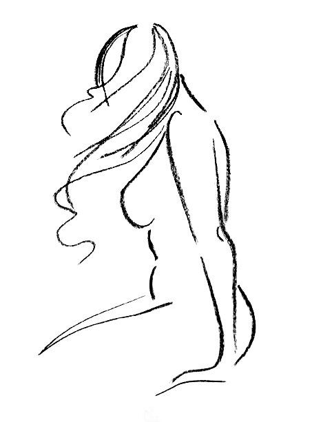 Simple Woman Drawing