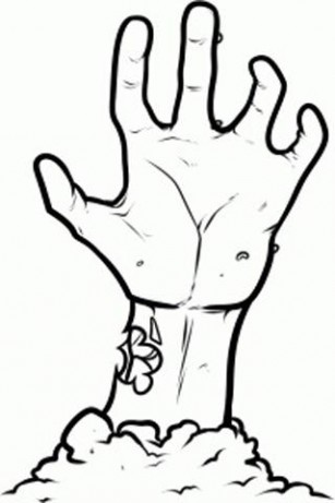 307x461 Easy Scary Zombie Drawings Pics